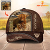 Joycorners Custom Name Custom Image Leather Pattern Cap