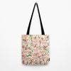 Joycorners Pig Floral Pattern Light Yellow All Over Printed 3D Tote Bag