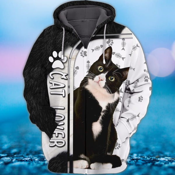 Joycorners Cute Curious Cat For Cat Lover All Over Printed 3D Shirts