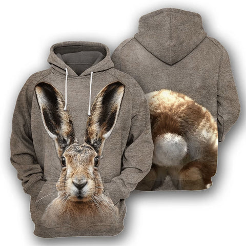 Rabbit Farm 3D All Over Printed Hoodie