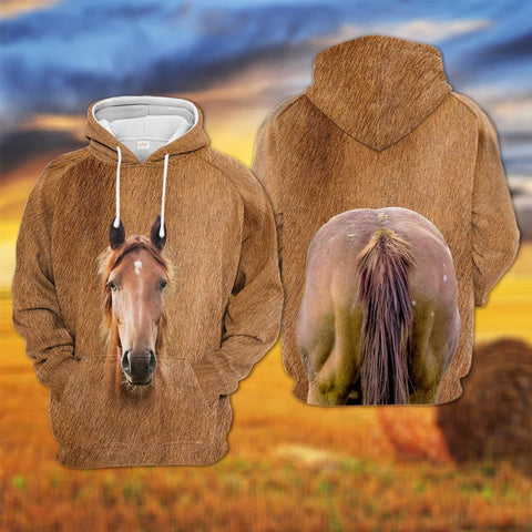 Horse 3D All Over Printed Hoodie
