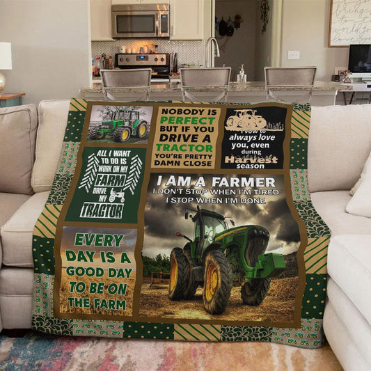 Joycorners Tractor Farm 02 Blanket Collection