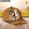 Joycorners Custom Name Red Holstein Cattle Cap TT4