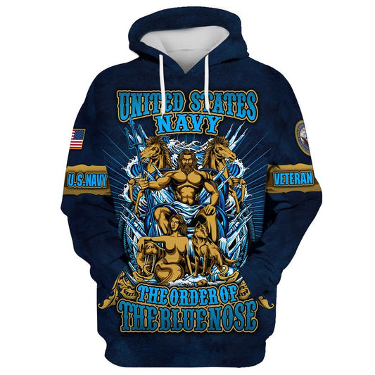 Joycorners United States Veteran U.S Navy The Order Of The Blue Nose All Over Printed 3D Shirts