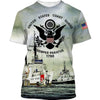 Joycorners U.S.C.G Army On The Sea Cloudy Sky  All Over Printed 3D Shirts