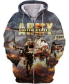 Joycorners United States Veteran U.S Army Helicopter Soldier On The Warfield Daylight All Over Printed 3D Shirts
