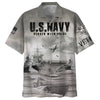 Joycorners United States Veteran U.S Navy On The Sea Served With Pride Gray All Over Printed 3D Shirts