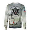 Joycorners U.S.C.G Army On The Sea Cloudy Sky  All Over Printed 3D Shirts