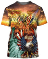 Joycorners United States We The People Statue of Liberty - Eagle All Over Printed 3D Shirts