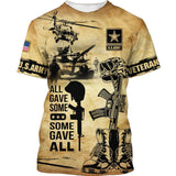 Joycorners United States Veteran U.S Army All Gave Some Some Gave All Honor The Fallen 2 All Over Printed 3D Shirts