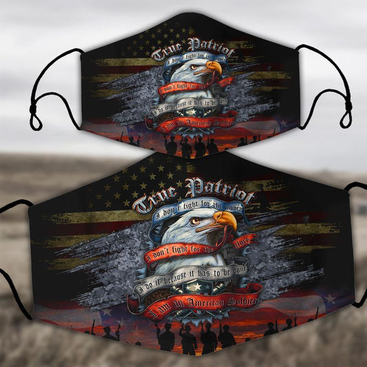 Joycorners THE PATRIOT EAGLE USA FLAG 3D All Over Printed Veil