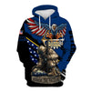 Joycorners United States Veteran U.S Navy Veteran Honor The Fallen Eagle With U.S Flag Wings All Over Printed 3D Shirts