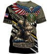 Joycorners United States Veteran U.S Army Eagle Flag Wings Honor The Fallen Veterans All Over Printed 3D Shirts