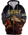 Joycorners United States Veteran U.S Army Helicopter Soldier On The Warfield Night All Over Printed 3D Shirts