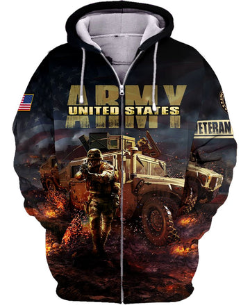 Joycorners United States Veteran U.S Army Helicopter Soldier On The Warfield Night All Over Printed 3D Shirts