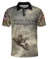 Joycorners U.S.M.C The Soldier At War Camo All Over Printed 3D Shirts