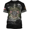 Joycorners United States Veteran U.S Army Eagle Helicopter Tanks Black/White All Over Printed 3D Shirts