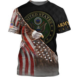 Joycorners United States Veteran U.S Army U.S Flying Proud Eagle All Over Printed 3D Shirts