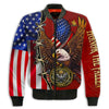 Joycorners United States Veteran U.S Army Prideful Eagle U.S Flag Honor The Fallen Red All Over Printed 3D Shirts