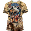 Joycorners USMC Veteran Home Of The Free Because Of The Brave Eagle And Soldiers In The War All Over Printed 3D Shirts