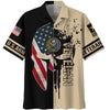 Joycorners United States Veteran U.S Army Helmet/Skull U.S Flag All Over Printed 3D Shirts