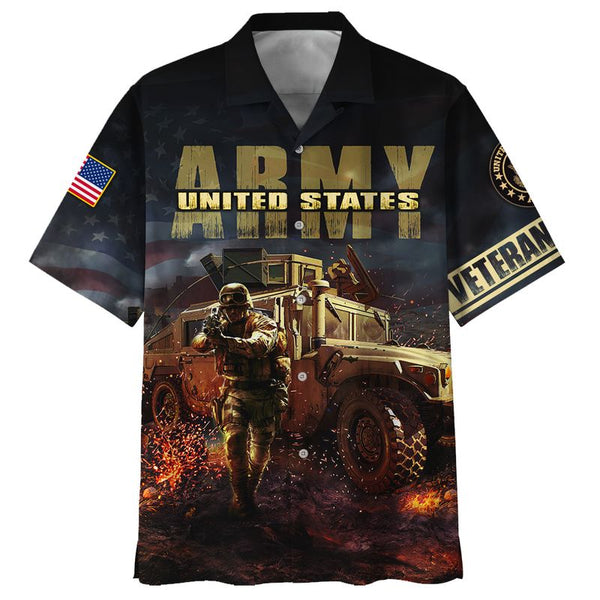 Joycorners United States Veteran U.S Army Helicopter Soldier On The Warfield Night All Over Printed 3D Shirts