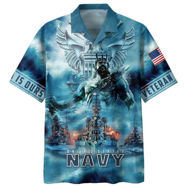 Joycorners United States Veteran U.S Navy The Sea Is Ours All Over Printed 3D Shirts