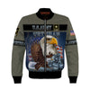 Joycorners United States Veteran U.S Army Soldier On The Beach In Thunder Night Flying Eagle All Over Printed 3D Shirts