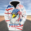 Joycorners Happy Independence Day U.S.A Bald Eagle All Over Printed 3D Shirts