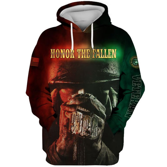 Joycorners U.S.M.C United States Veteran Honor The Fallen Praying Soldier 3D All Over Printed Shirts