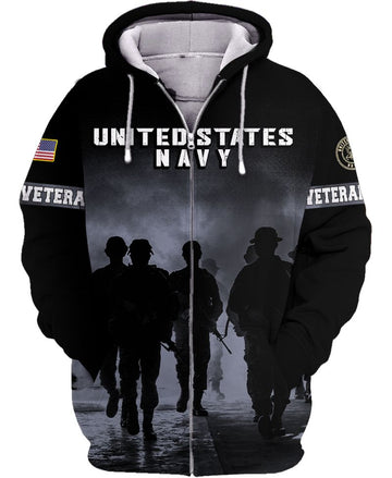 Joycorners United States Veteran U.S Navy Soldiers In The Dark All Over Printed 3D Shirts