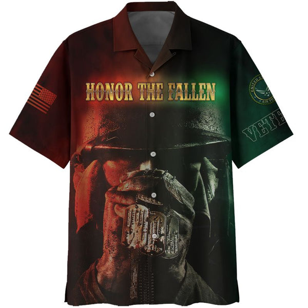 Joycorners U.S.A.F Veteran Honor The Fallen Praying Soldier 3D All Over Printed Shirts