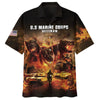 Joycorners U.S Marine Corps Veteran V.S Cerberus On Fire All Over Printed 3D Shirts