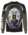 Joycorners United States Veteran U.S Army Prideful Eagles U.S Flag All Over Printed 3D Shirts