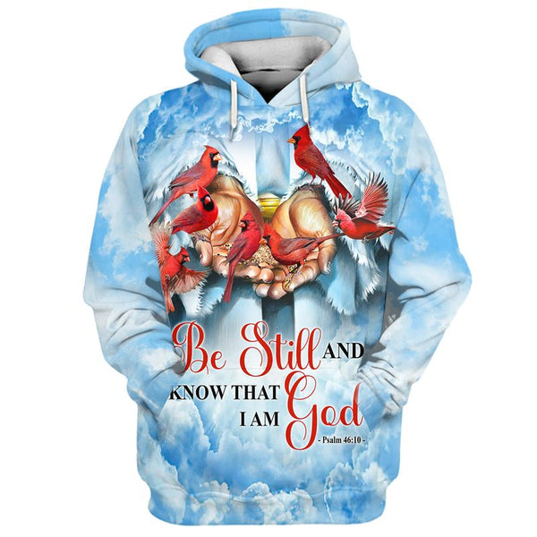 Joycorners CARDINAL Be Still And Know That I am God All Over Printed 3D Shirts