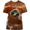 Joycorners U.S.M.C Veteran Department Of The Navy Orange Sky Lighting All Over Printed 3D Shirts