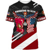 Joycorners U.S.M.C Veteran Remembering The Fallen American Eagle All Over Printed 3D Shirts