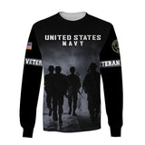 Joycorners United States Veteran U.S Navy Soldiers In The Dark All Over Printed 3D Shirts