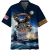 Joycorners United States Veteran U.S Navy Battle Ship On The Sea U.S.N All Over Printed 3D Shirts