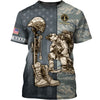 Joycorners U.S.A.F Veteran Honor The Fallen Camo 3D All Over Printed Shirts