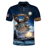 Joycorners United States Veteran U.S Navy Battle Ship On The Sea U.S.N All Over Printed 3D Shirts
