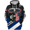 Joycorners United States Veteran U.S Navy Remembering The Fallen Eagle With U.S Flag Wings Blue All Over Printed 3D Shirts