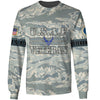 Joycorners U.S.A.F Veteran Light Gray Camo 3D All Over Printed Shirts