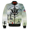 Joycorners U.S.C.G Army On The Sea Cloudy Sky  All Over Printed 3D Shirts