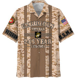 Joycorners U.S.M.C Veteran 246 Year 1775-2021 All Over Printed 3D Shirts