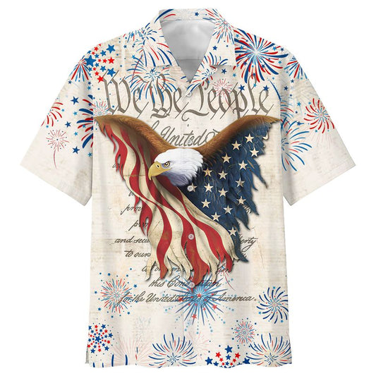 Joycorners Happy Independence Day U.S.A Bald Eagle All Over Printed 3D Shirts