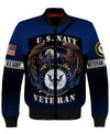 Joycorners United States Veteran U.S Navy Prideful Eagle Navy Blue All Over Printed 3D Shirts