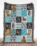 Joycorners My Soul Smells Like Horses All Over Printed 3D Woven Blanket