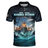 Joycorners United States Marines Veteran Battle Ships On The Day Sea Soldier  All Over Printed 3D Shirts