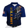 Joycorners United States Veteran U.S Navy Scratching U.S Flag Honor The Fallen Blue All Over Printed 3D Shirts